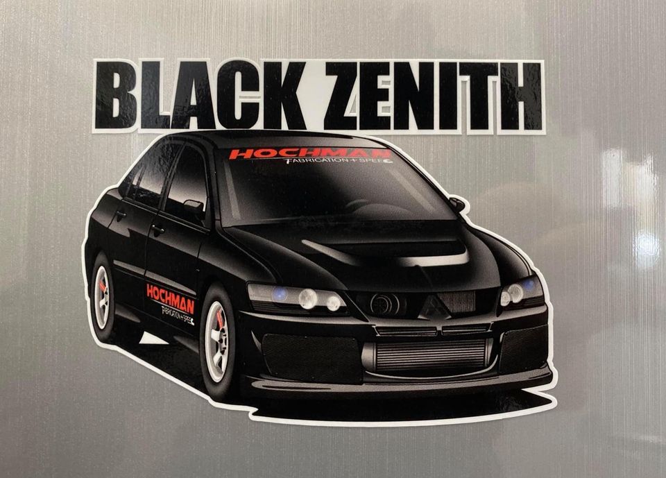 Black Zenith EVO Decal # 2
