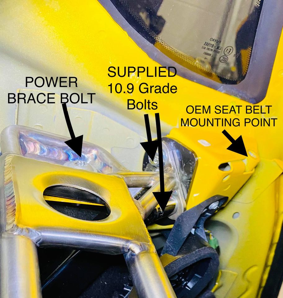 Hochman Fabrication And Speed A90 Supra Power Brace / Harness Bar